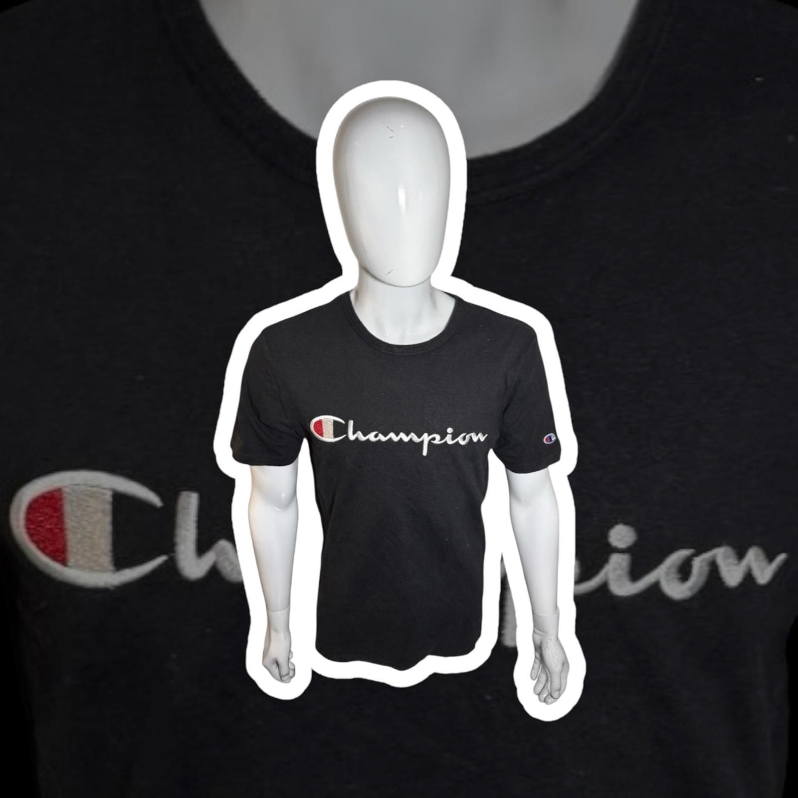 Champion Champion Black Logo T-Shirt - Men's Medium Size US M / EU 48-50 / 2 - 1 Thumbnail
