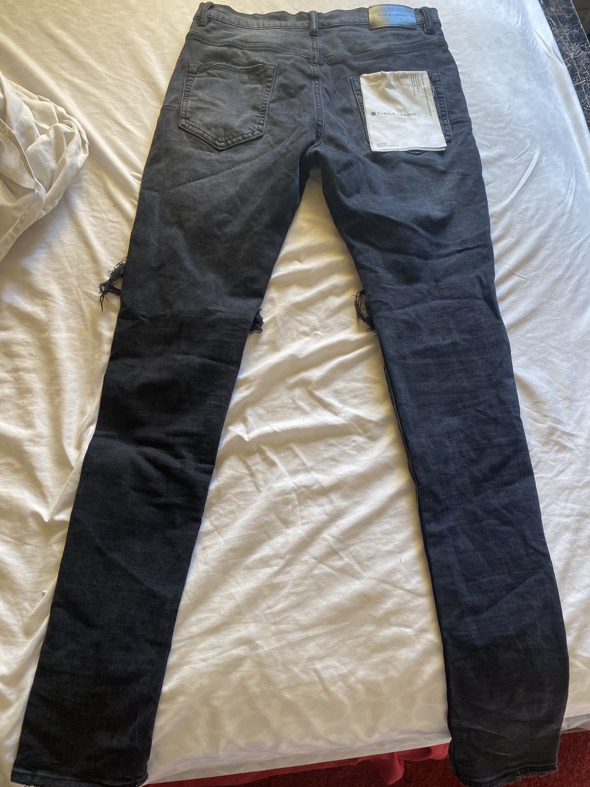 Purple Brand Purple Jeans Blowout Knee Size US 29 - 2 Thumbnail