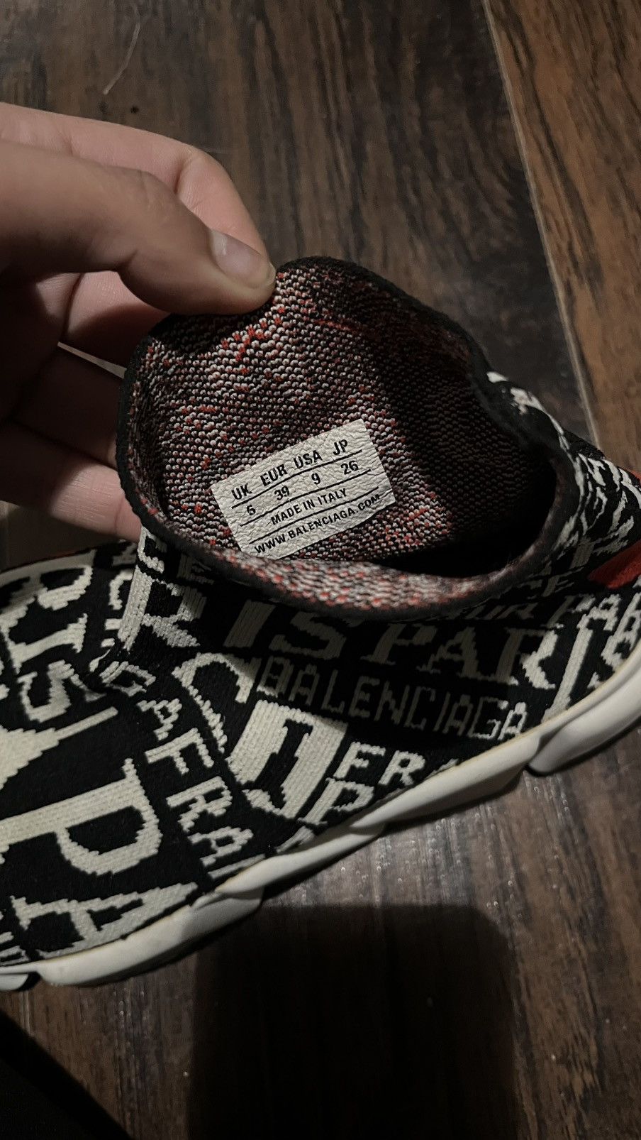 Balenciaga Balenciaga Paris edition Knit sneaker Size US 9 / IT 39 - 7 Thumbnail