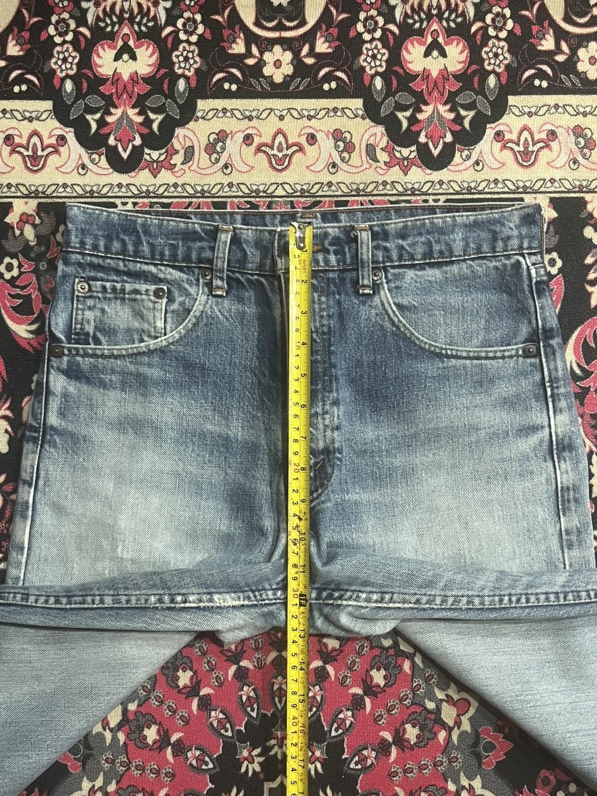 Levi's Vintage Y2K Levi’s 509 Blue Faded Washed Distressed Jeans Size US 32 / EU 48 - 13 Thumbnail