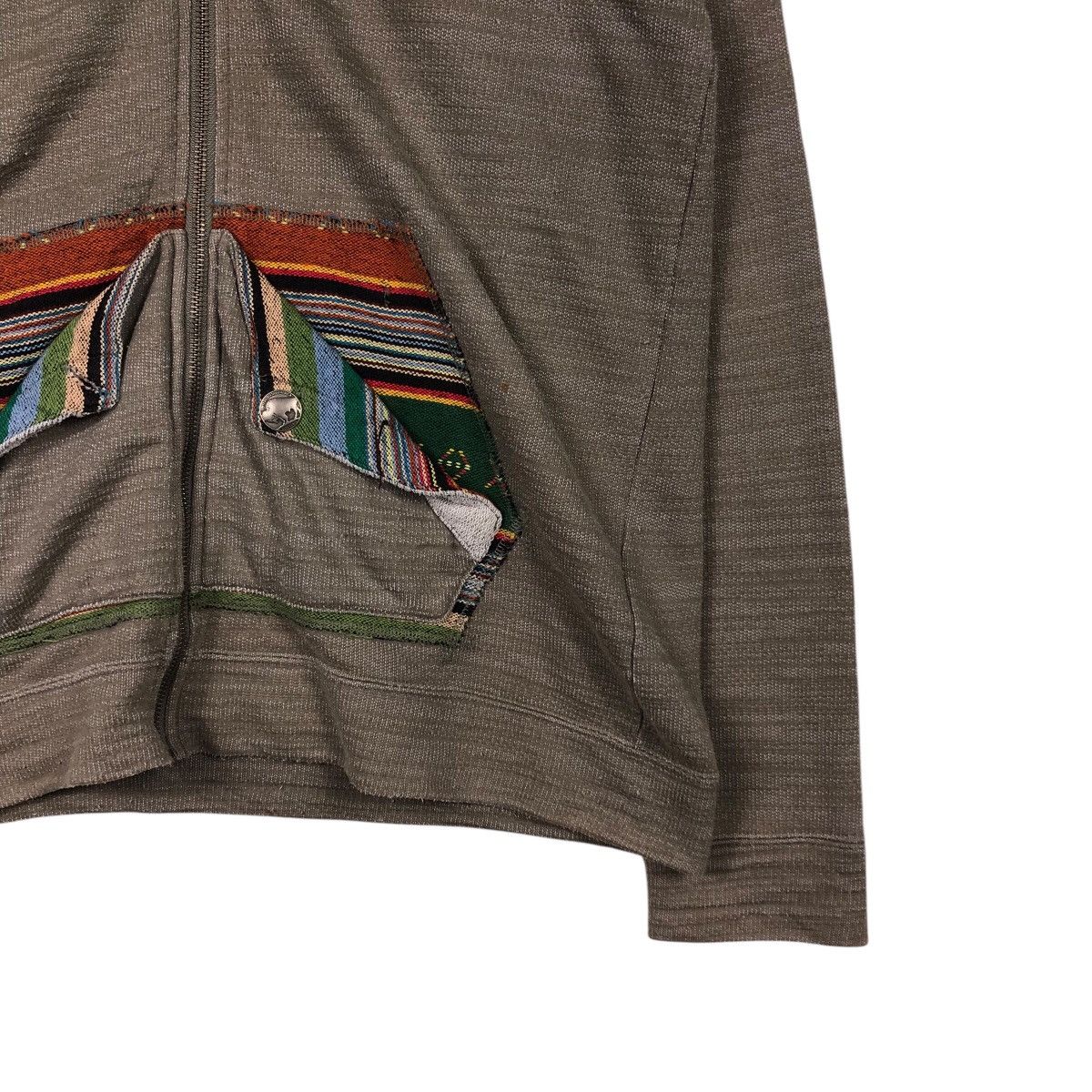 Japanese Brand Archive Culture Mix Hoodie Southwestern Woven Pocket Detail Size US L / EU 52-54 / 3 - 6 Thumbnail