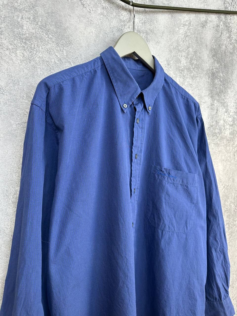Burberry Thomas Burberry Button Up Shirt Striped Blue LS Button-Down Size US XL / EU 56 / 4 - 3 Thumbnail