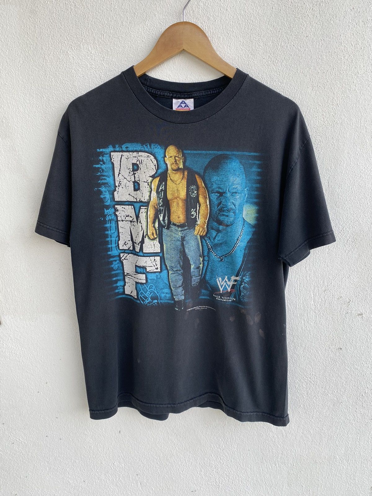 Vintage Vintage stone cold steve austin wrestling shirt Size US L / EU 52-54 / 3 - 1 Thumbnail