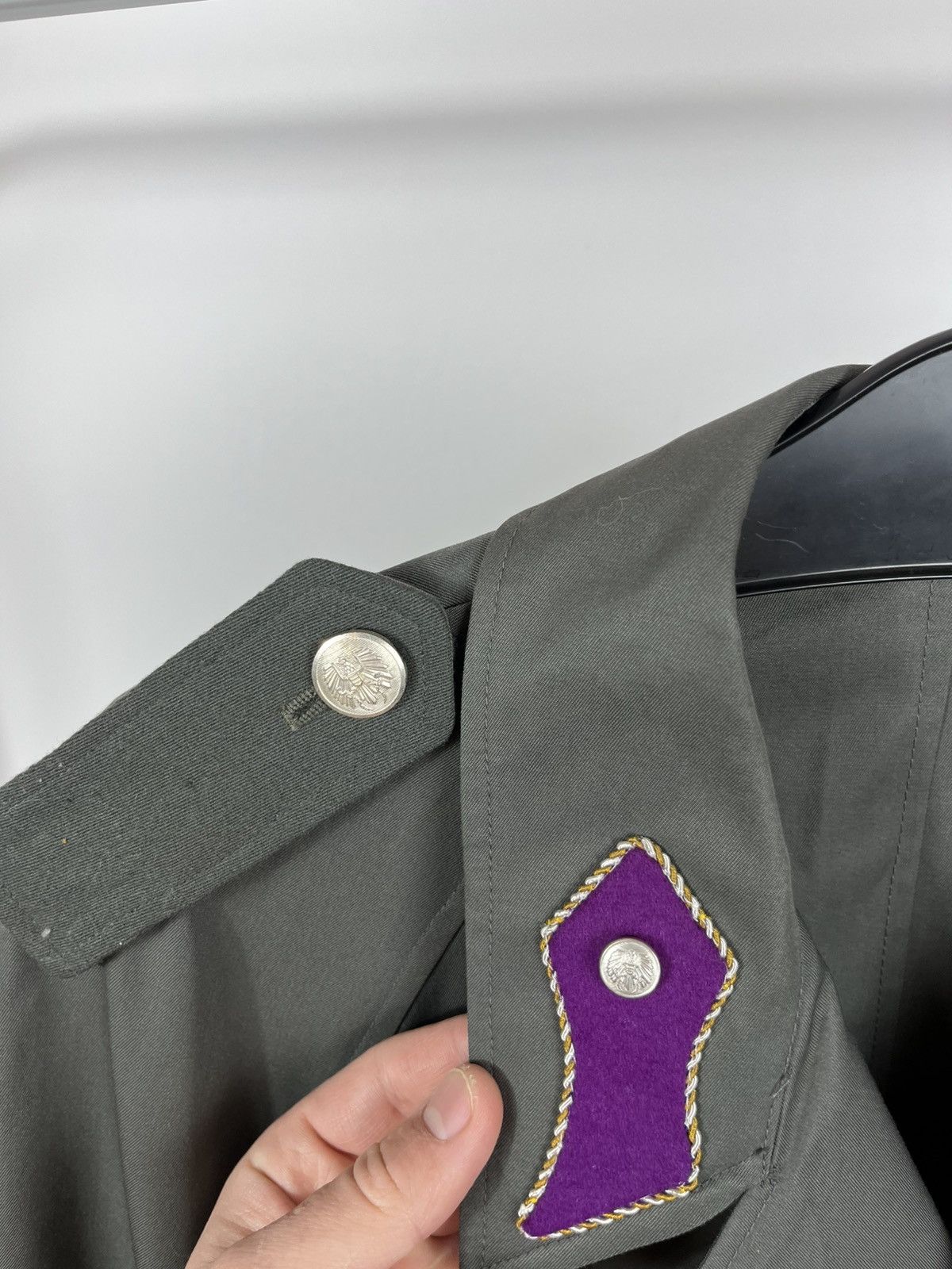 Other Vintage West Germany Bundeswehr Officer Military Trench Coat Size US XXL / EU 58 / 5 - 4 Thumbnail