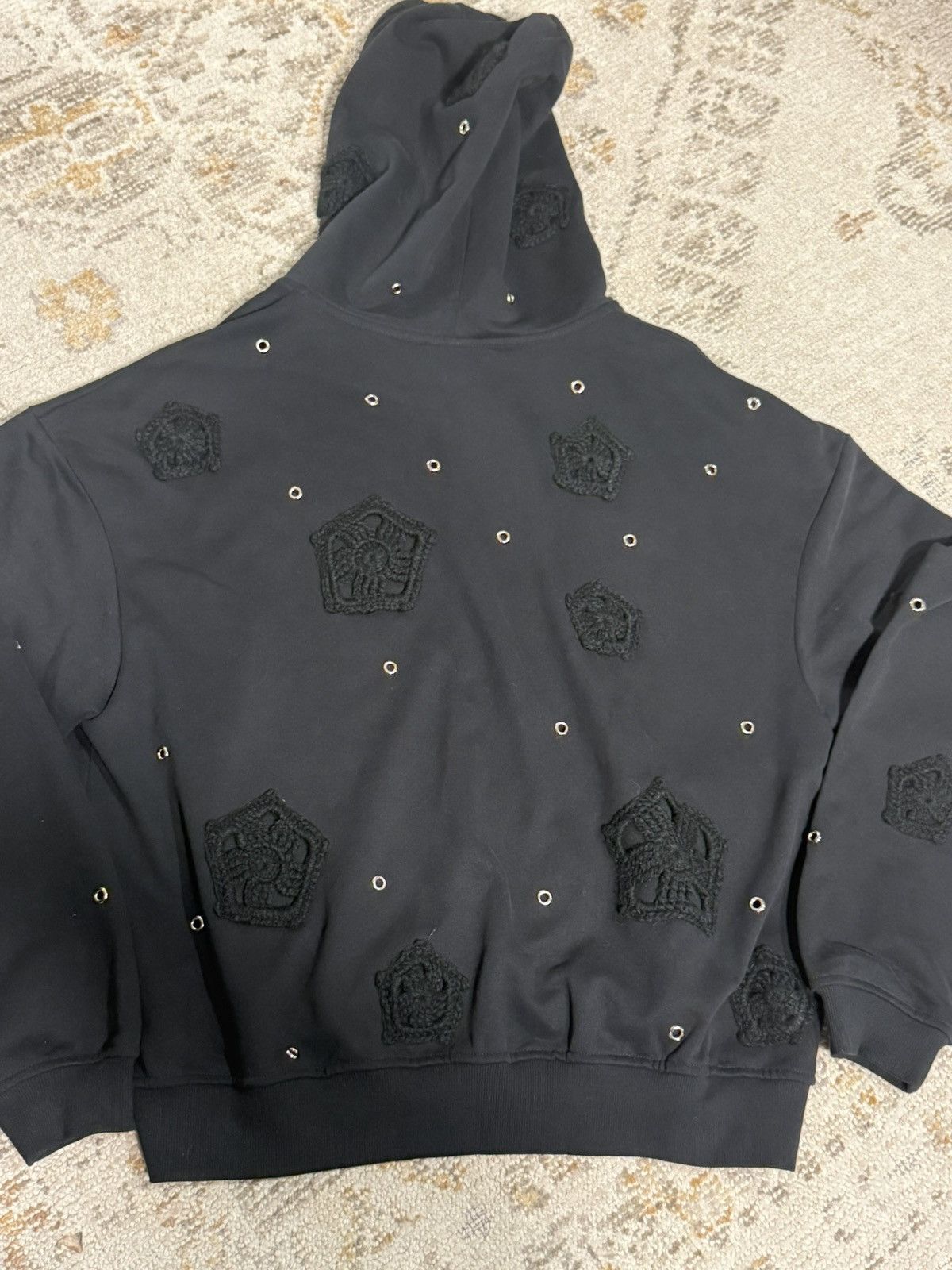 Other Arkyve Knit Patch Zip Hoodie Size US L / EU 52-54 / 3 - 4 Thumbnail