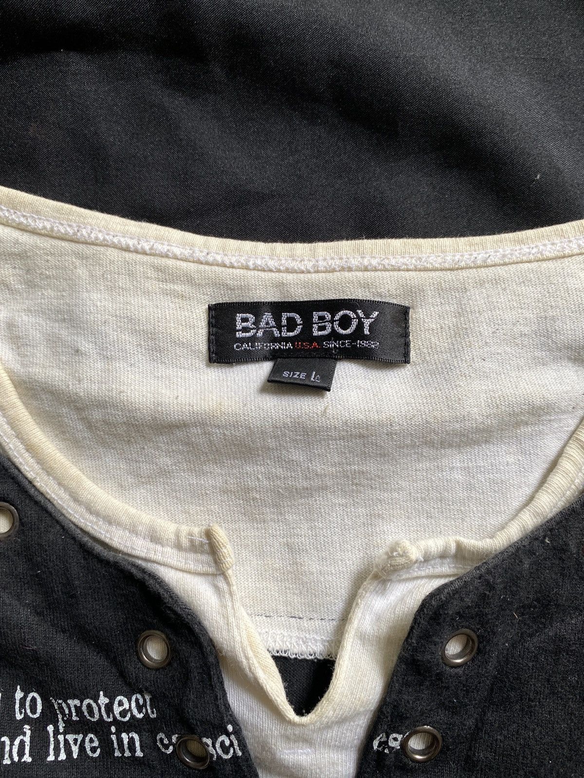 14th Addiction BadBoys Poem Gothic Punk Double Layer CH Tshirt Size US L / EU 52-54 / 3 - 5 Thumbnail