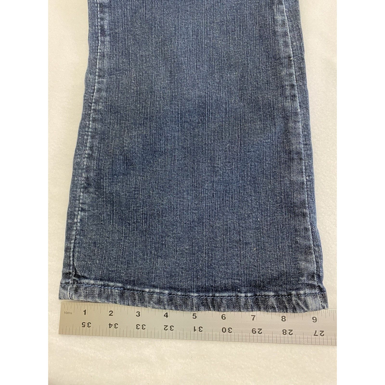 Lee Lee Jeans Women's Blue Bootcut 12 Short Flare Stretch Denim Size 32" / US 10 / IT 46 - 3 Thumbnail