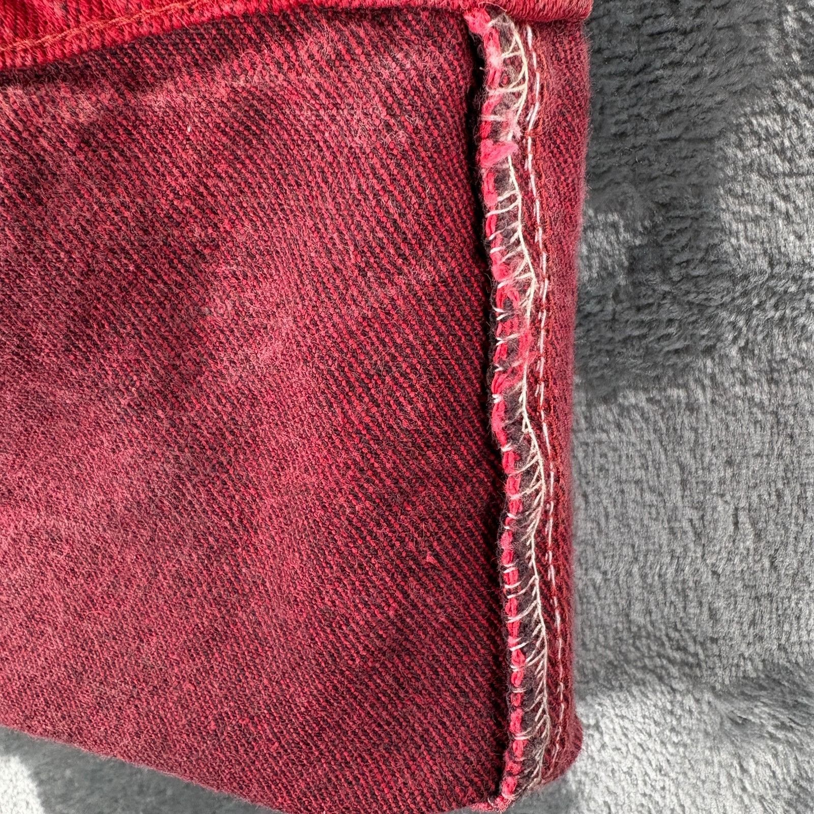 Levi's 1983 Vintage Levi’s 501 Distressed Selvedge Red USA Made Den Size US 28 / EU 44 - 17 Thumbnail