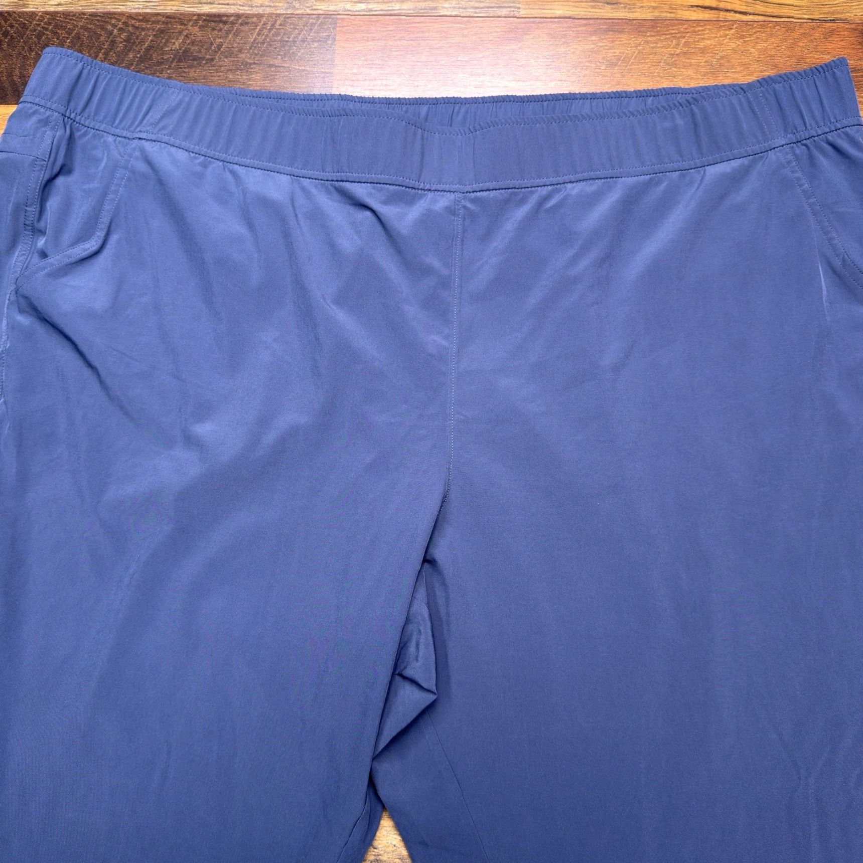 Eddie Bauer Eddie Bauer Pants Womens 3X Cargo Straight Pants Blue High Rise Zip Pocket Stretch Performance Women Size 40" / US 18 - 3 Thumbnail