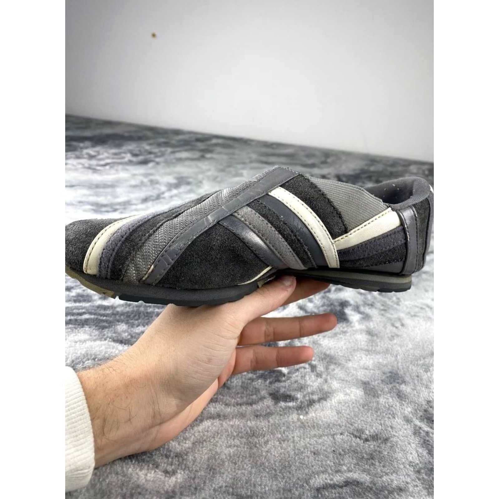 Puma PUMA Speedcat Sneakers Women Size US 5.5 Gray Leather Rubber Breathable Comfortable Casual Cat Theme Sneakers Size US 6 / IT 36 - 4 Thumbnail