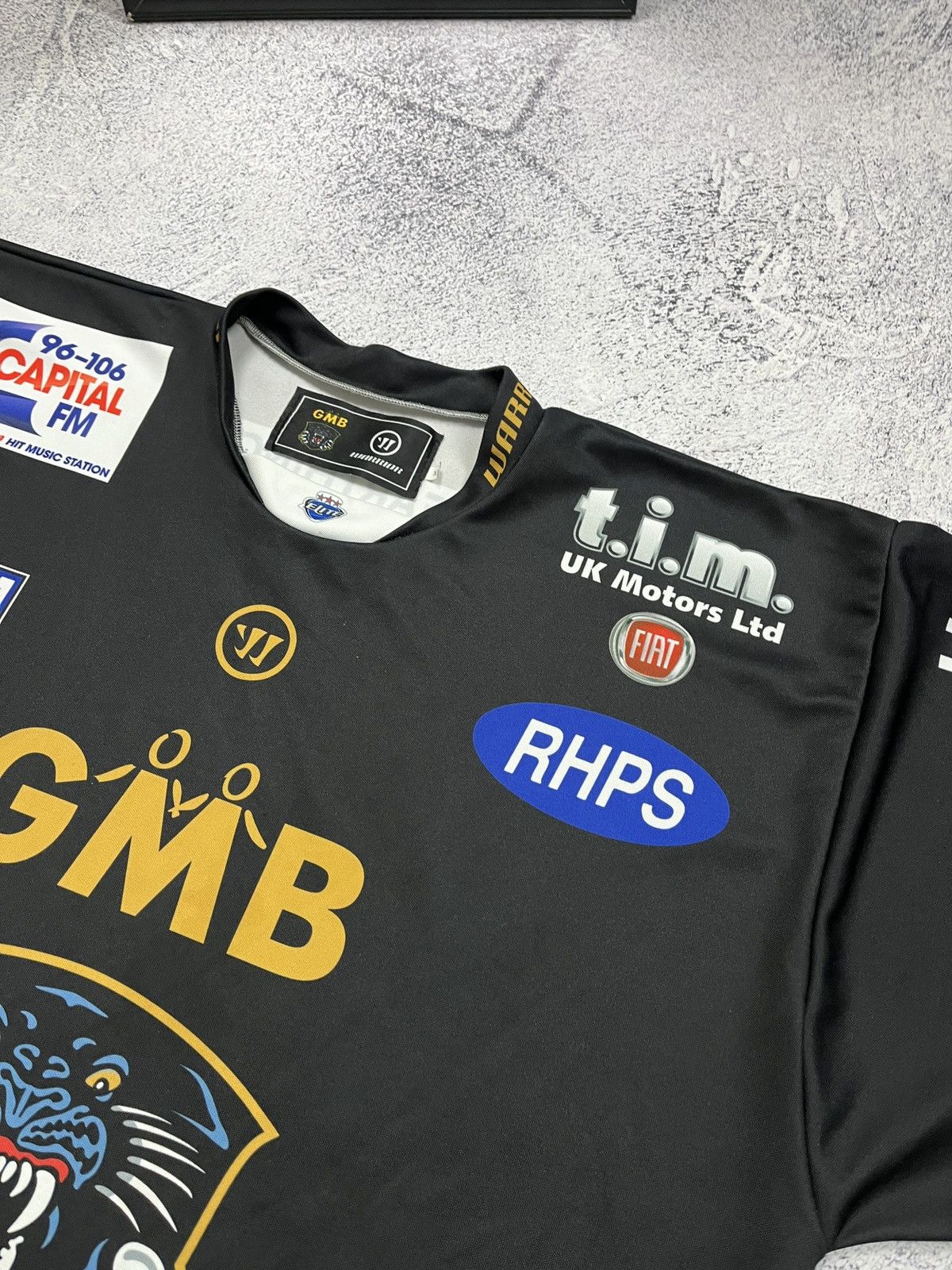 NHL × Warrior GMB Nottingham Panthers Warrior Ice Hockey Jersey Shirt Rare Size US XXL / EU 58 / 5 - 7 Thumbnail