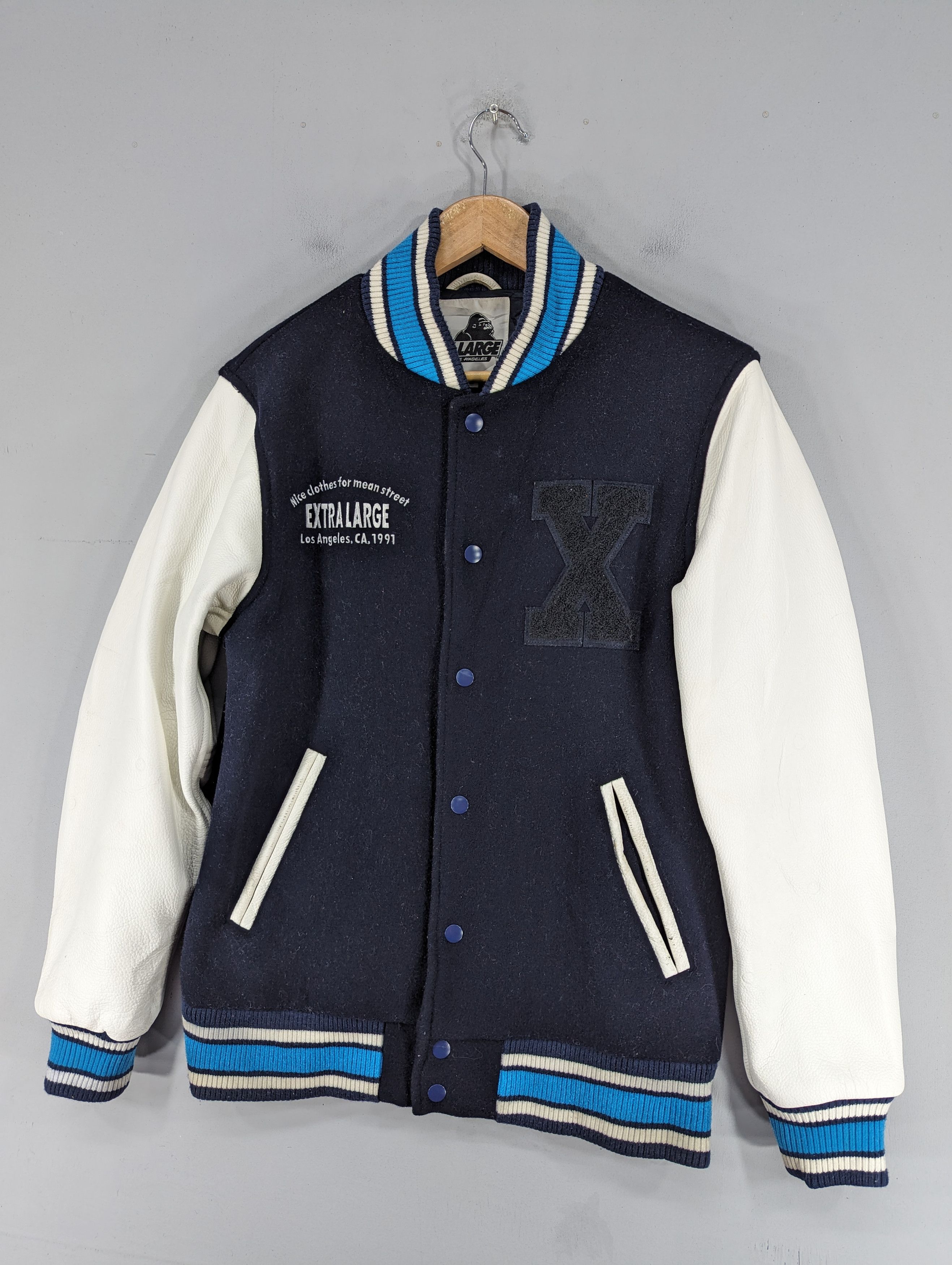 Xlarge 🔥RARE🔥Xlarge Los Angeles Sleeve Leather Varsity Jacket Size US M / EU 48-50 / 2 - 3 Thumbnail