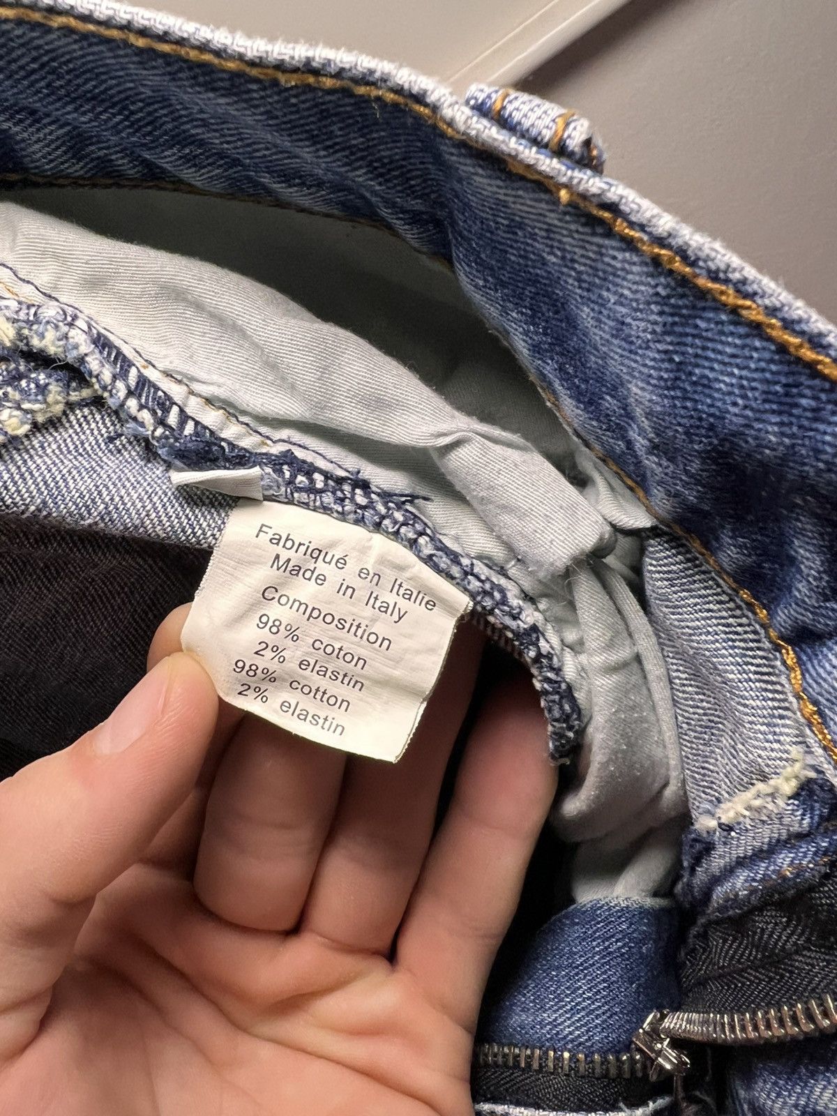 Balmain Vintage Balmain biker jeans Size US 34 / EU 50 - 10 Thumbnail