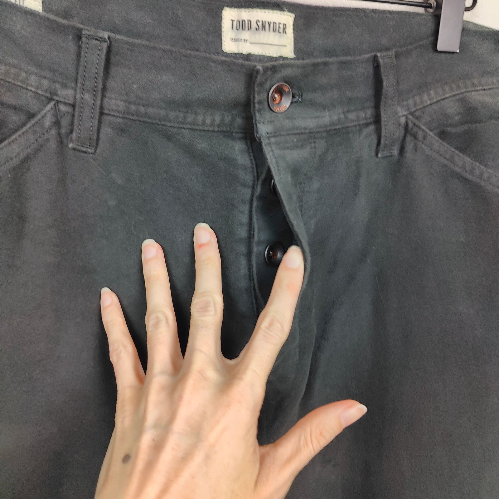 Todd Snyder Todd Snyder Relaxed Fit Carpenter Jeans Womens 34x34 Black Size US 34 / EU 50 - 3 Thumbnail