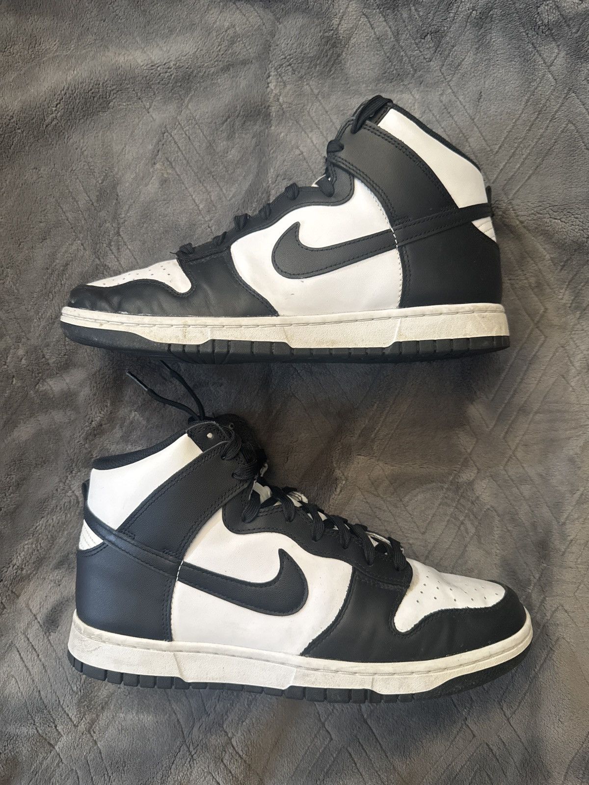 Nike dunk panda high top