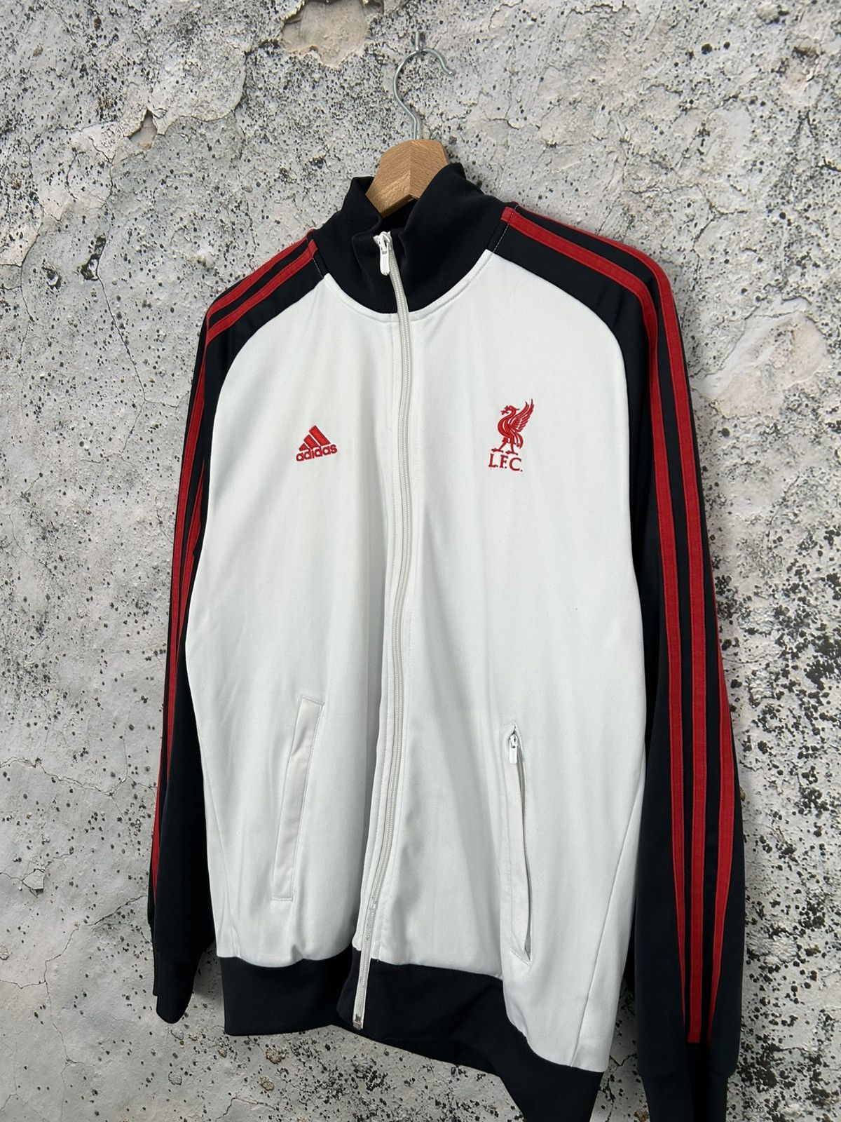 Adidas Liverpool FC Adidas Sweatshirt Zip Sport Football Soccer Size US M / EU 48-50 / 2 - 2 Thumbnail