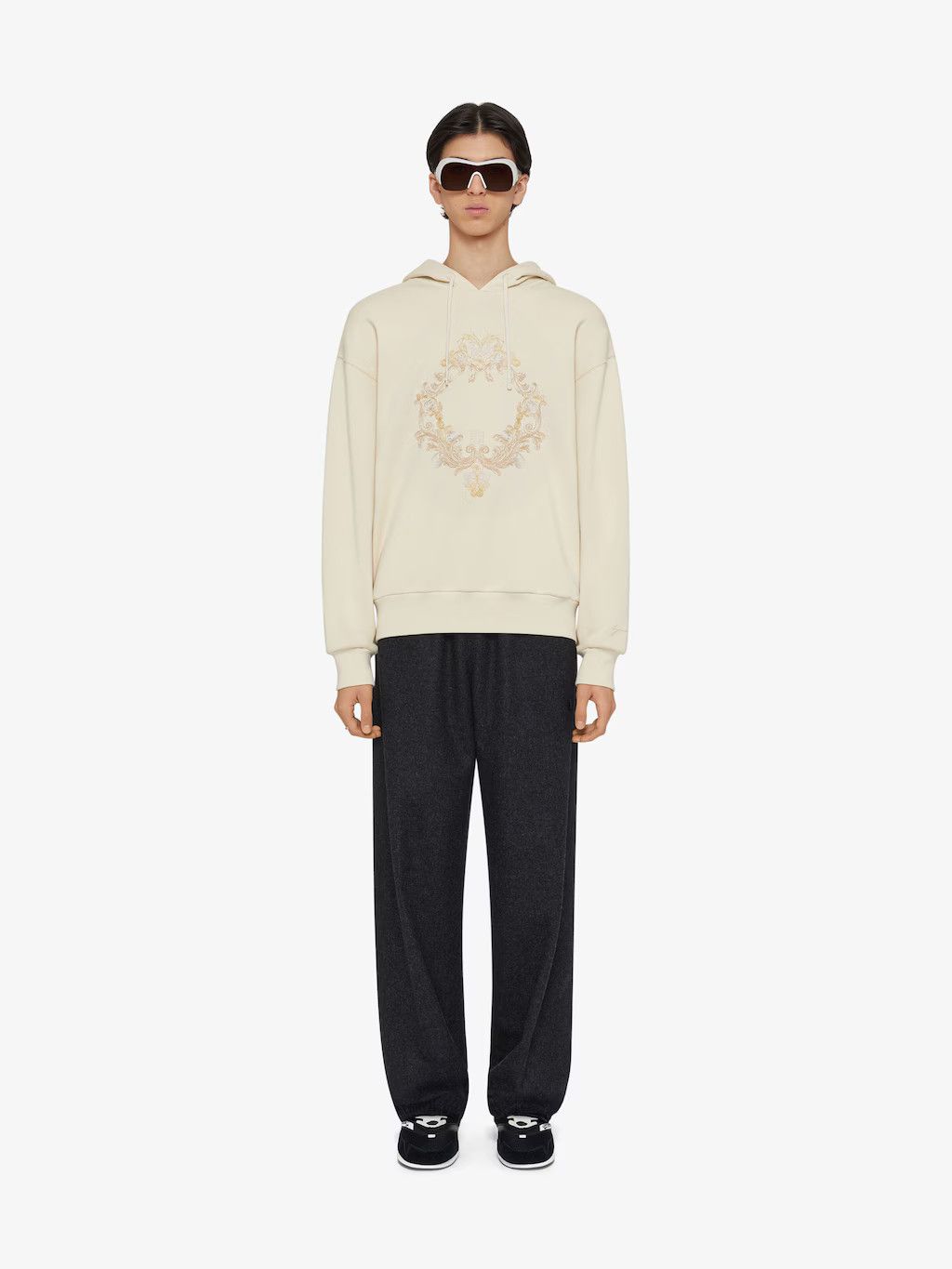 Givenchy o1w1db10325 Boxy Fit Hoodie With Pocket Base in Clay Size US L / EU 52-54 / 3 - 3 Thumbnail
