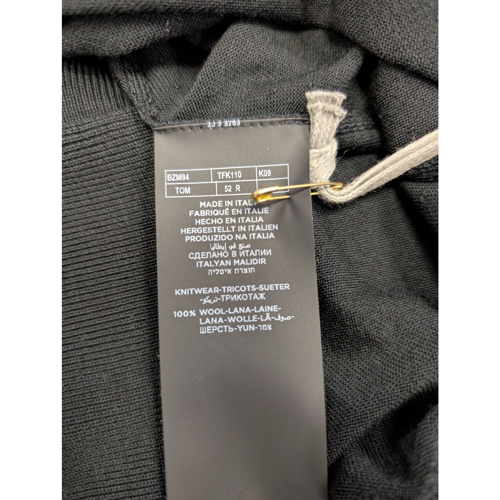 Tom Ford o1rshd1 Sweatshirt in Black Size US L / EU 52-54 / 3 - 18 Thumbnail