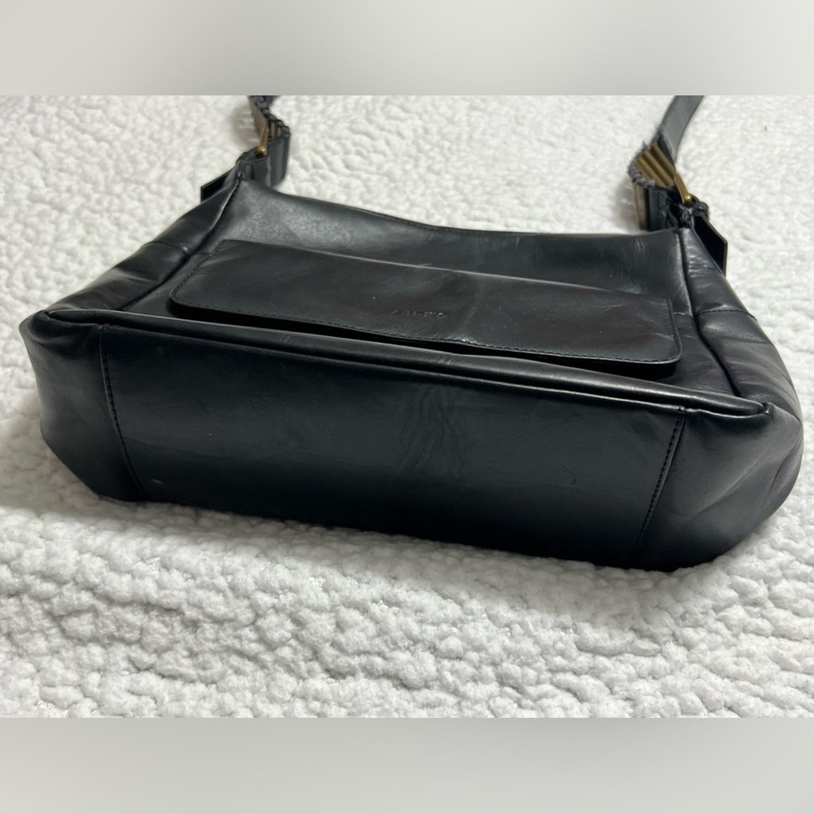 Other Vintage Shoulder Crossbody Bag Black Leather Y2K Arezzo Size ONE SIZE - 5 Thumbnail