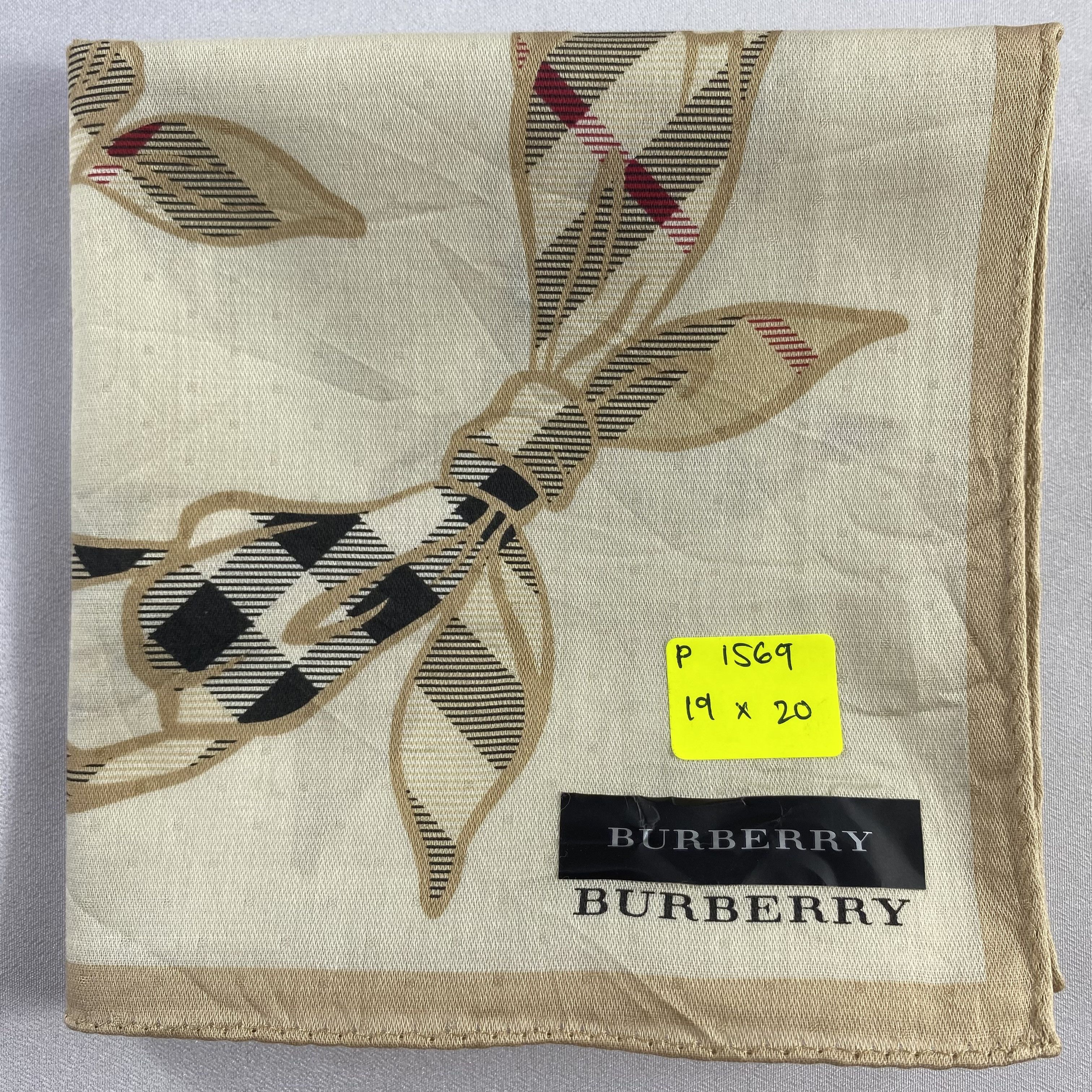 Burberry × Vintage Burberry Handkerchief / Neckerchief / Bandana-P1569 Size ONE SIZE - 6 Thumbnail