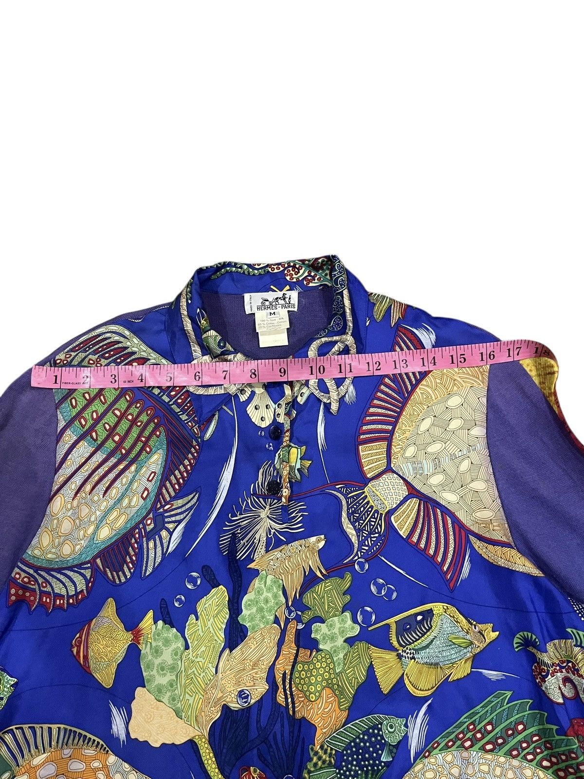 Hermes Hermès “Grands Fonds” Silk Knit Sweater/Polo – Margiela Era Size US M / EU 48-50 / 2 - 15 Thumbnail