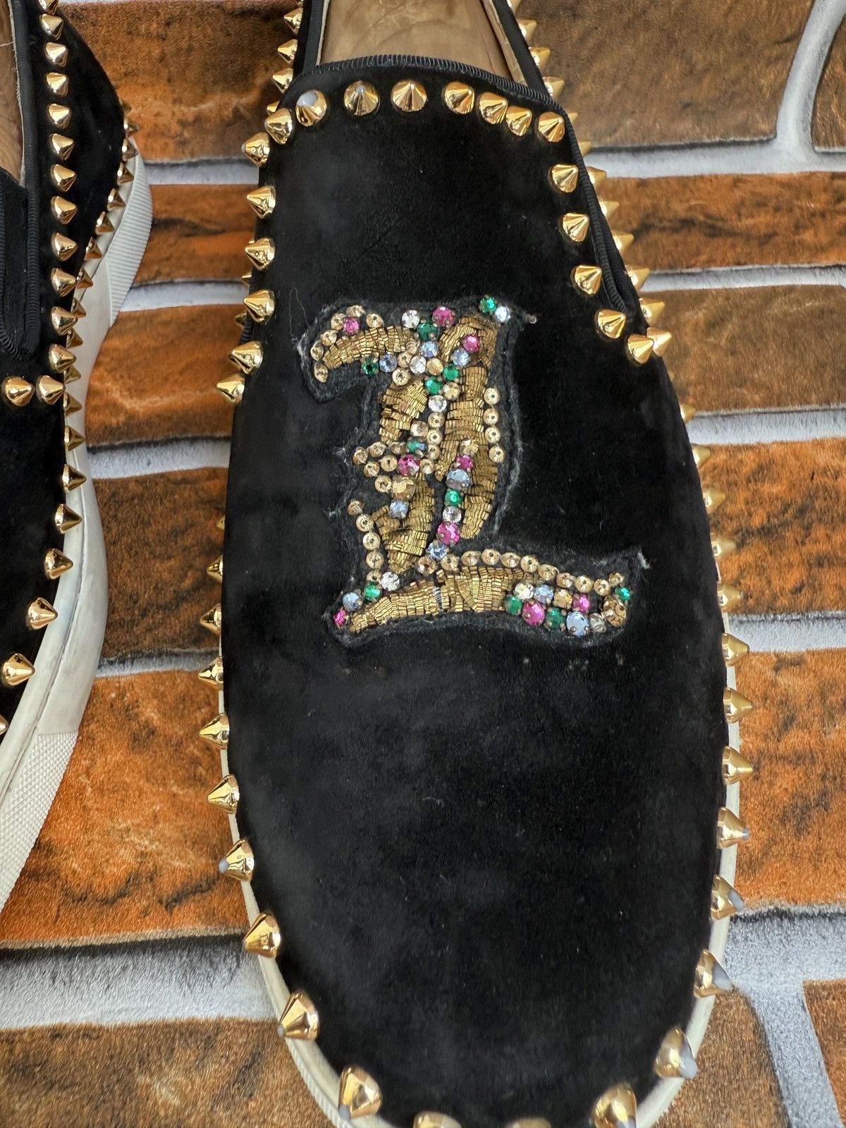 Christian Louboutin Spike boat flats Size US 10.5 / EU 43-44 - 6 Thumbnail