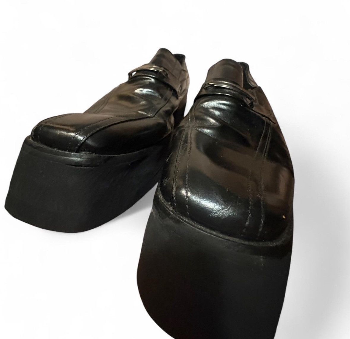 Other Versa black leather platforms Size US 10.5 / EU 43-44 - 1 Thumbnail