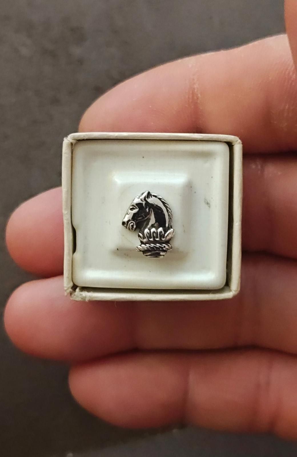 Other 1960s Vintage Silver Tone Textured Horse Head Tie Tack Pin Size ONE SIZE - 7 Thumbnail
