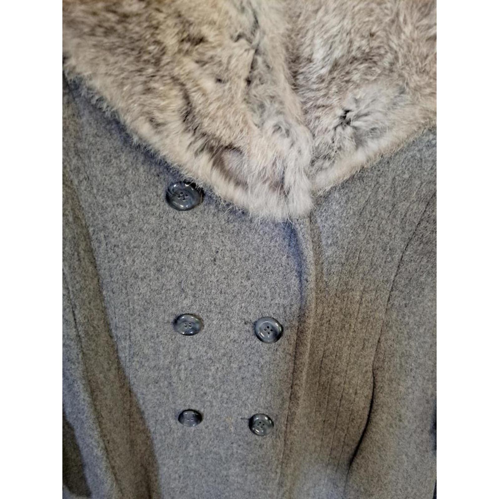 Other Prime Source Long Double Breasted Wool Coat‎ Size S / US 4 / IT 40 - 2 Thumbnail