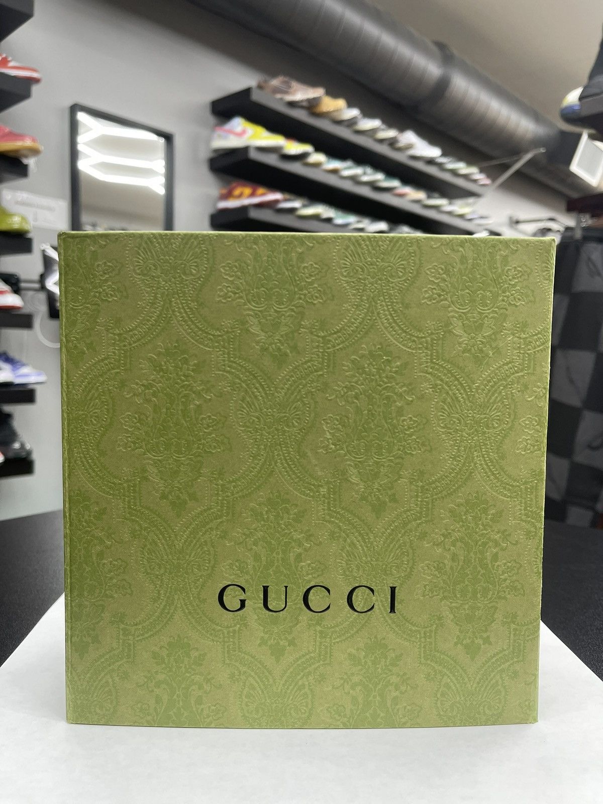 Gucci Size 36/90 - Gucci Monogram GG Textured Calfskin Double G Size 36 - 9 Thumbnail