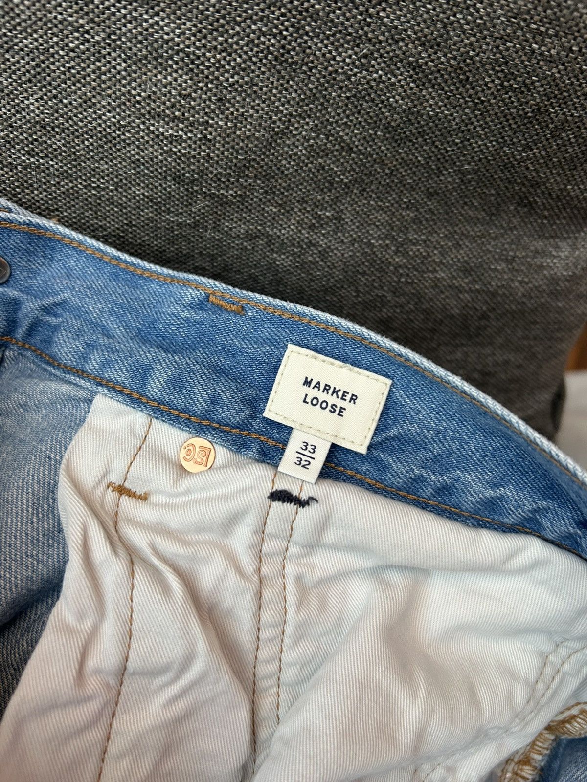 Levi's Levis Marker Loose Baggy Fit Japanese Selvedge Denim Jeans Size US 32 / EU 48 - 12 Thumbnail