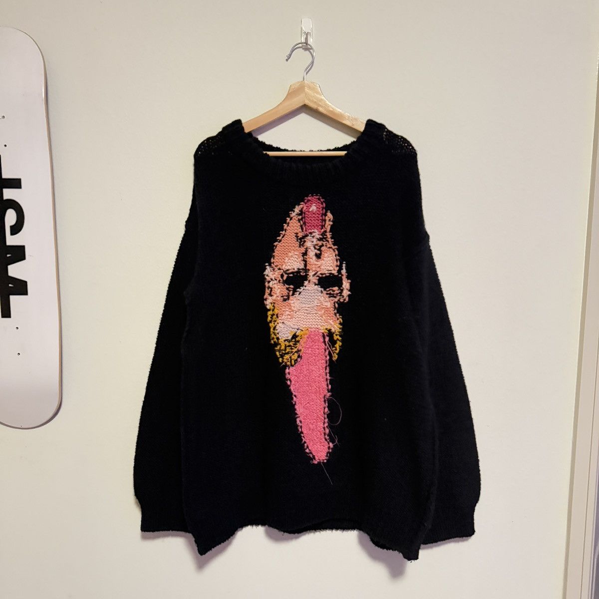 Doublet doublet mohawk reversible knit sweater | Grailed
