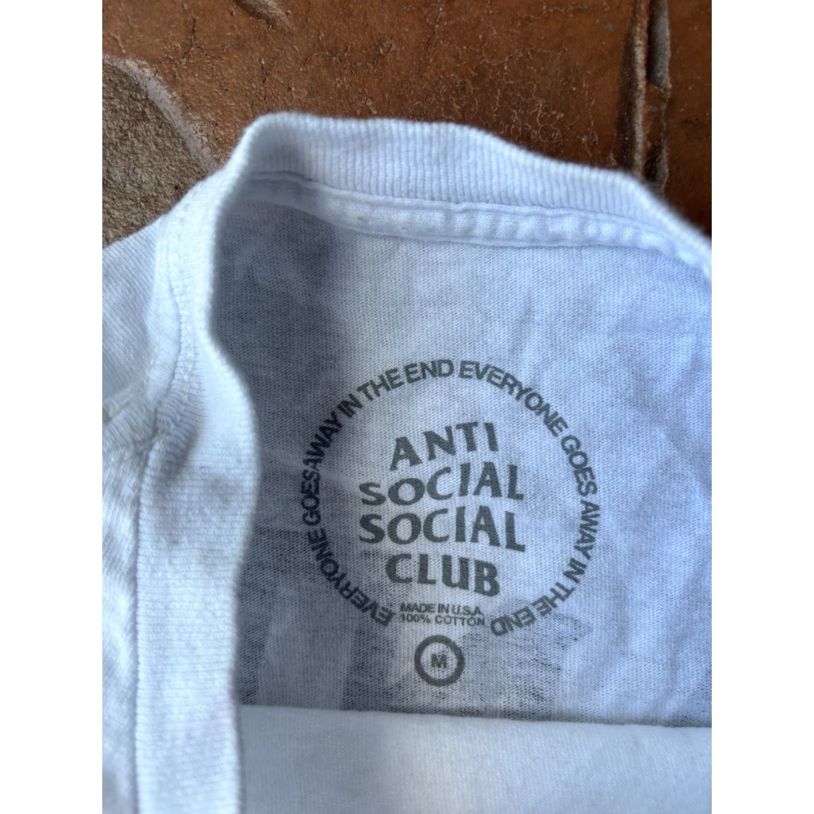 Anti Social Social Club Anti Social Social Club Shirt Medium White Black Graphic T-Shirt Size US M / EU 48-50 / 2 - 3 Thumbnail