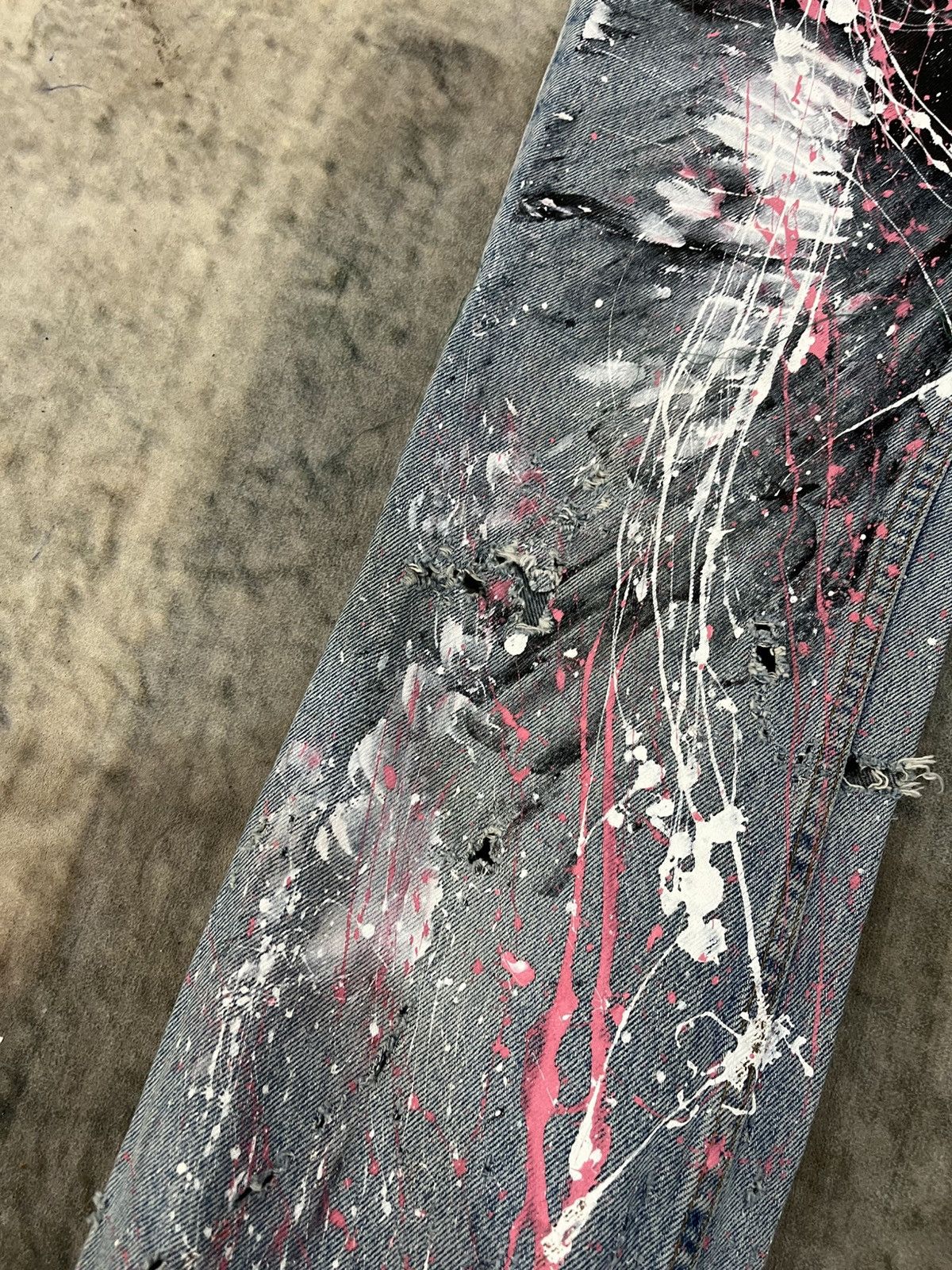 Hysteric Glamour × Levi's Flare 517 With Crazy Distressed Design Size US 28 / EU 44 - 9 Thumbnail