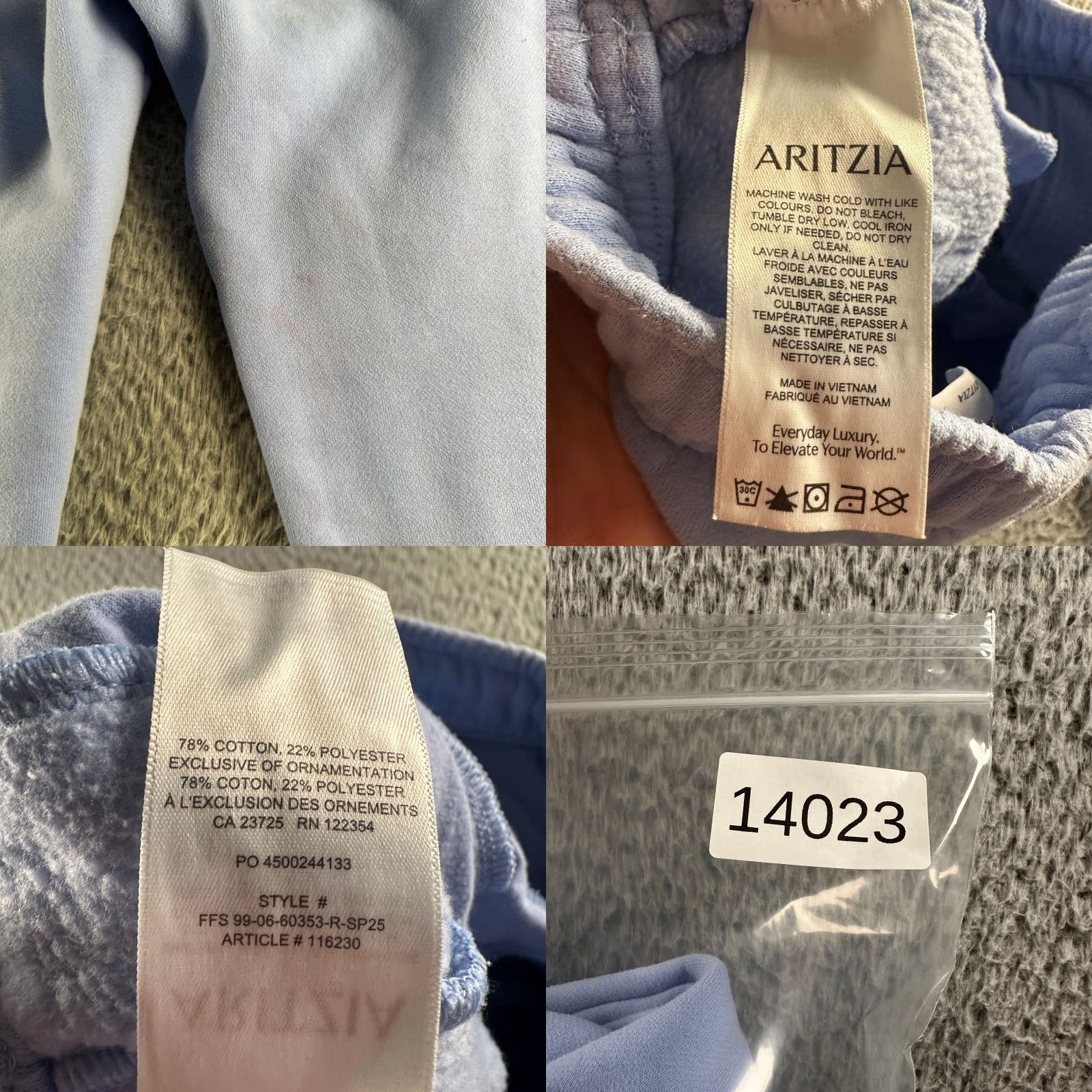 Aritzia Aritzia Sweatfleece Cargo Pants Womens 2XS Cozy Fleece Lavender Mega Fit Cargo Pants Womens XS? Size 24" / US 00 / IT 34 - 9 Thumbnail