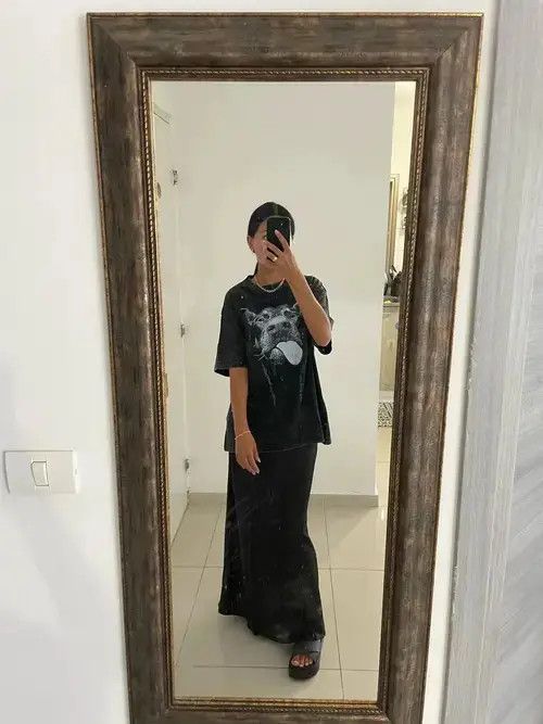 Japanese Brand Gothic T-shirts Hip Hop Streetwear Letter Dog Size ONE SIZE - 4 Thumbnail