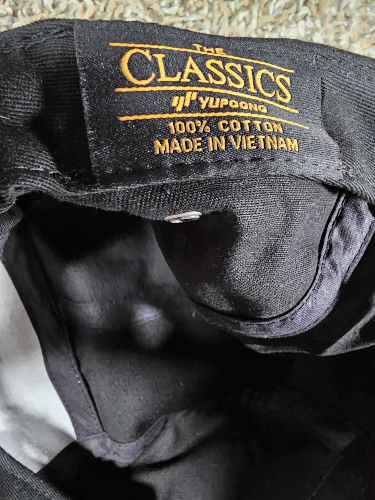 Yupong The Classics Yupoong Strapback Panel Hat Black Size ONE SIZE - 6 Thumbnail