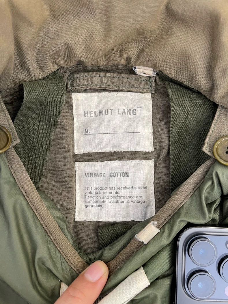Helmut Lang HELMUT LANG size48 Military green flight jacket Size US M / EU 48-50 / 2 - 2 Thumbnail