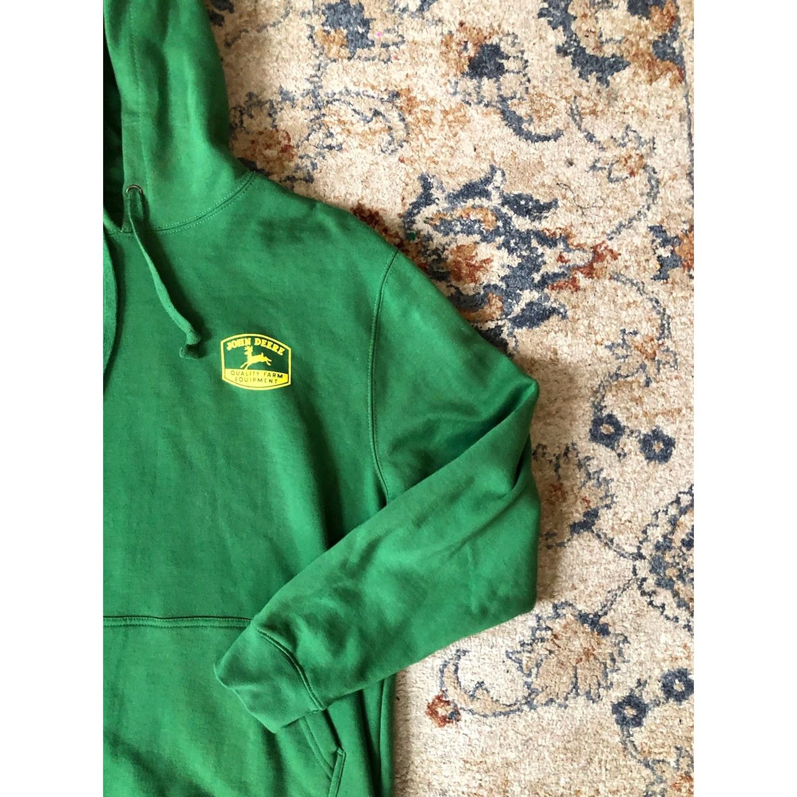 John Deere VINTAGE Men’s John Deere Hoodie Green Large Tractors Farm USA Outdoors Size US L / EU 52-54 / 3 - 4 Thumbnail