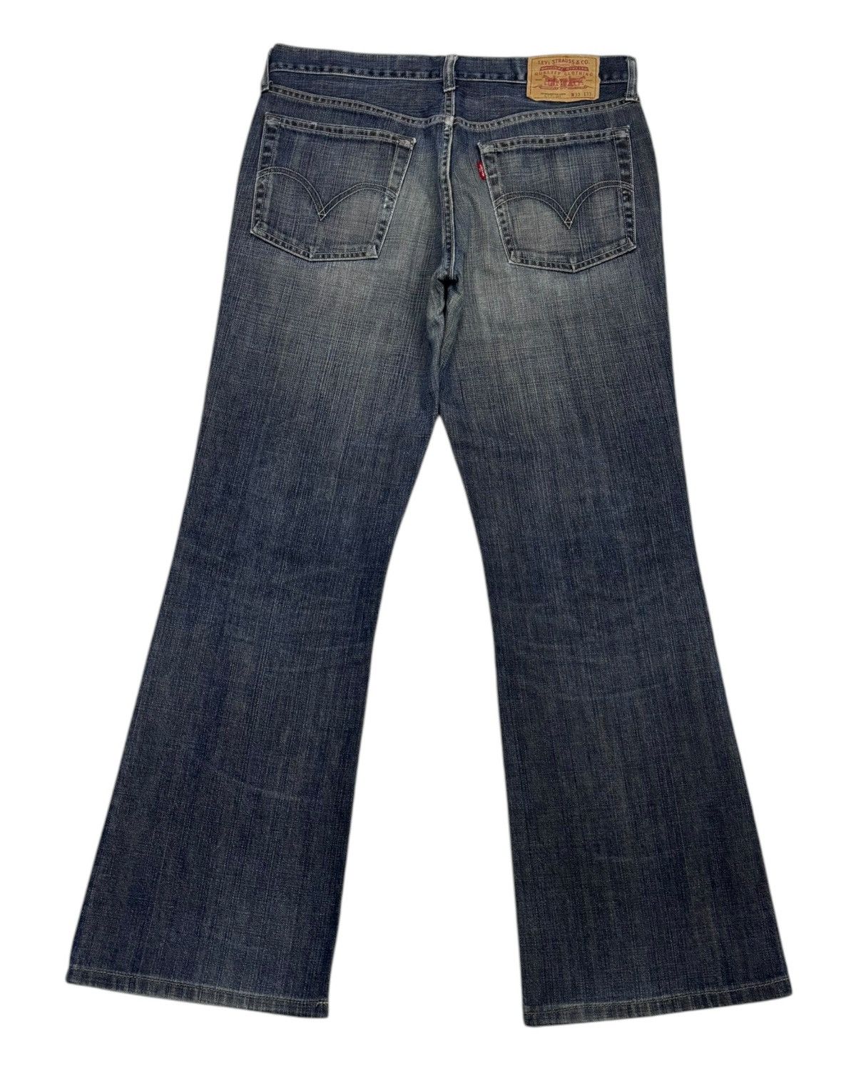 Levi's Vintage Levis 517 Flared Jeans Faded Distressed Denim Size US 32 / EU 48 - 2 Thumbnail