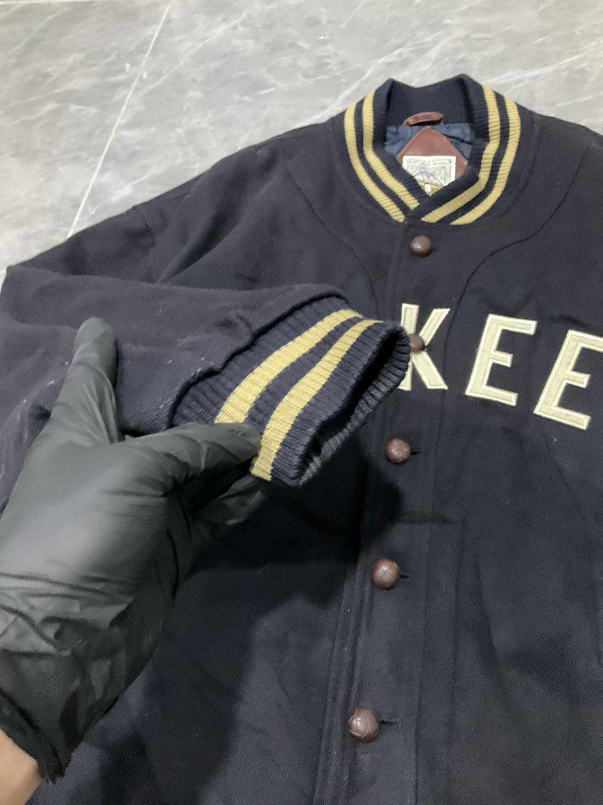 Starter Vintage Rare🔥 50year Varsity Jacket Yankees Embroidered MLB Size US L / EU 52-54 / 3 - 6 Thumbnail
