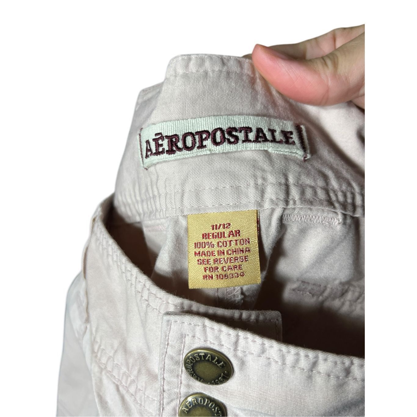 Aeropostale Vintage Aeropostale Y2K Light Pink Cargo Parachute Pants Siz Size 34" / US 12 / IT 48 - 8 Thumbnail