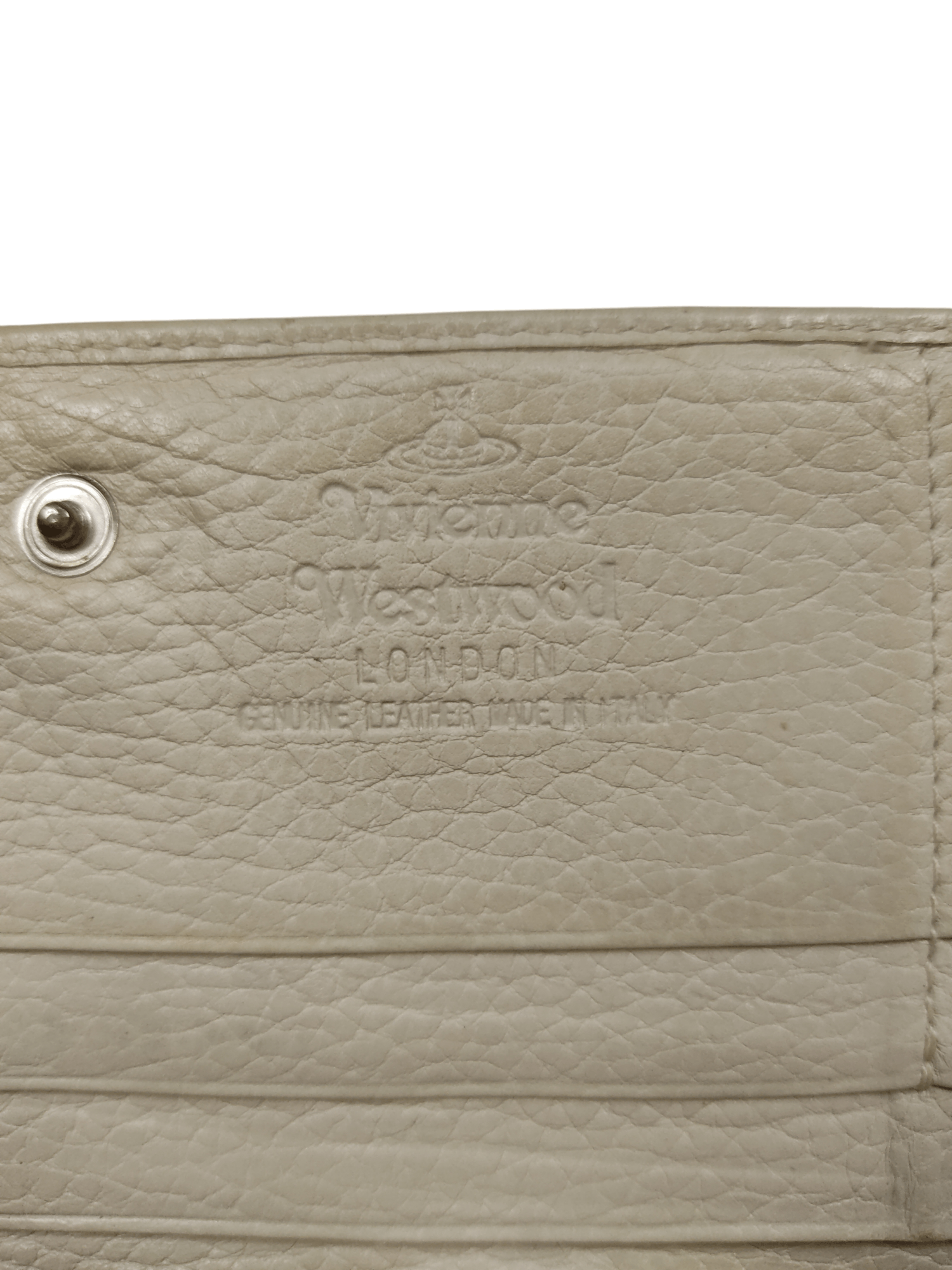 Vivienne Westwood Vintage Vivienne Westwood London Leather Beige Orb Wallet Size ONE SIZE - 6 Thumbnail