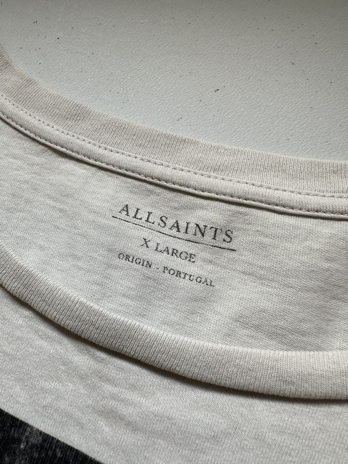 Allsaints AllSaints Silent 1/2 Band Crew Tee Size US XL / EU 56 / 4 - 6 Thumbnail