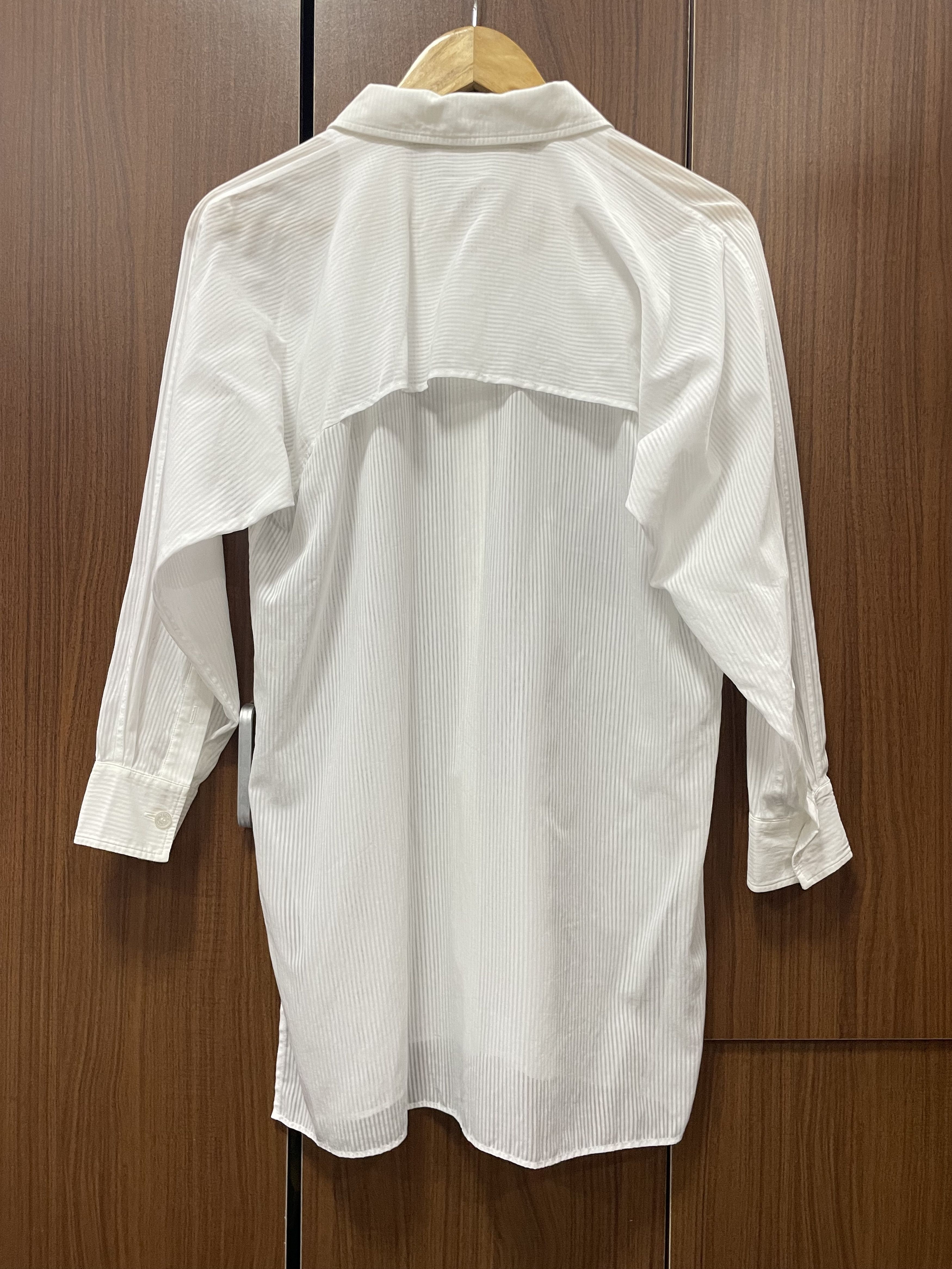 Hermes × Maison Margiela Hermes - Margiela - Striped Button Up Longsleeve Polo Size XS / US 0-2 / IT 36-38 - 9 Thumbnail