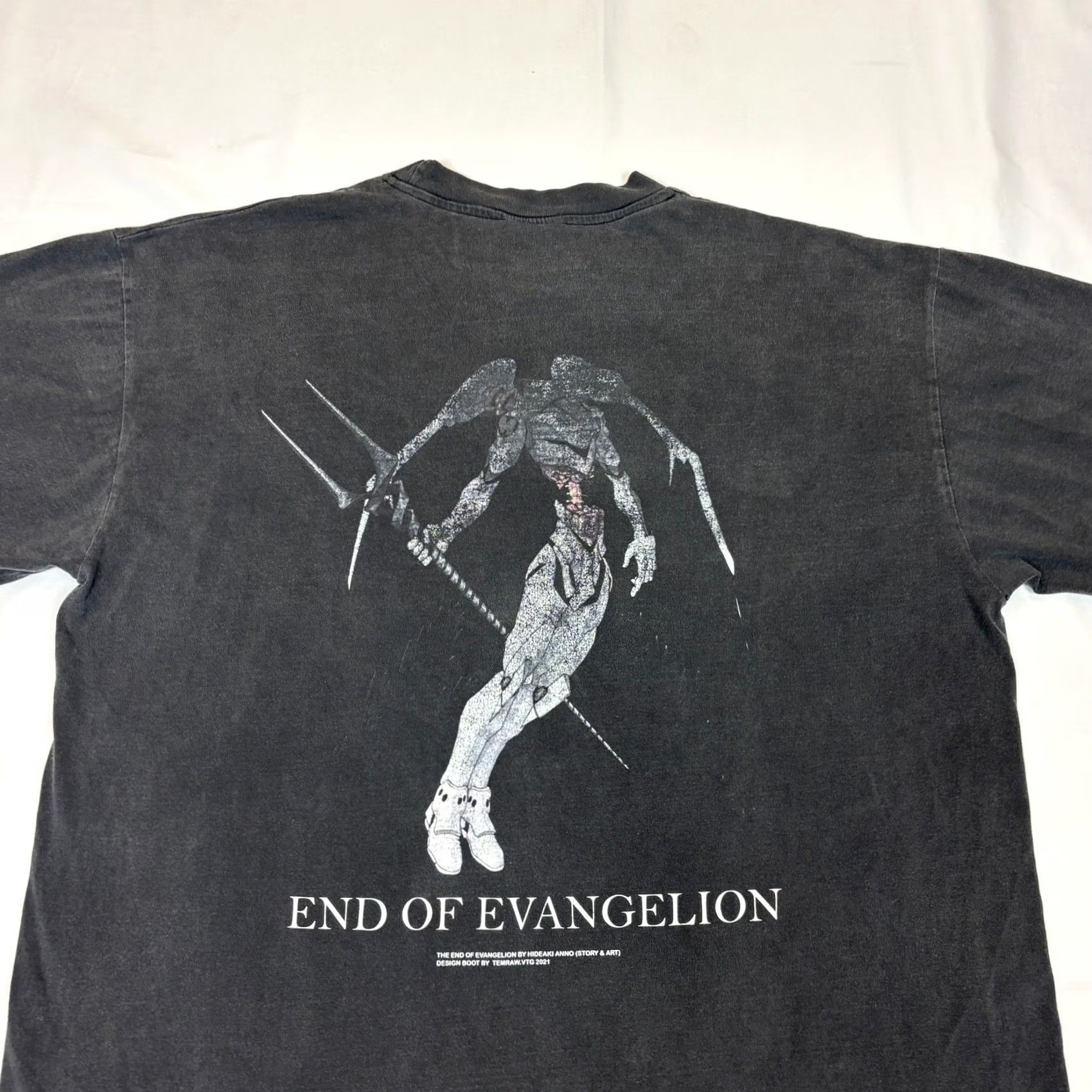 Vintage VINTAGE Evangelion Temraw Rei Tee Shirt Men 2XL Black Short Sleeve Tee Shirt Mens XXL Size US XXL / EU 58 / 5 - 5 Thumbnail