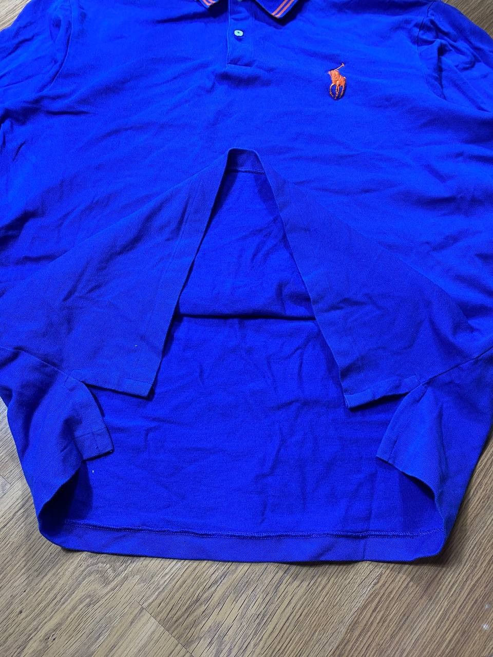 Polo Ralph Lauren Vintage Polo Ralph Lauren Striped Rugby Long Sleeve Polo Size US XL / EU 56 / 4 - 16 Thumbnail