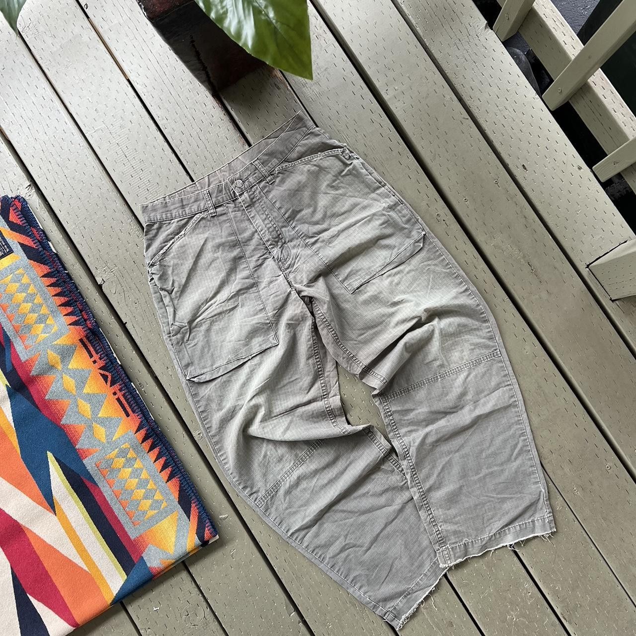 Levi's × Vintage Levis L2 Vintage Baggy Light Green Cargo pants Size US 32 / EU 48 - 3 Thumbnail