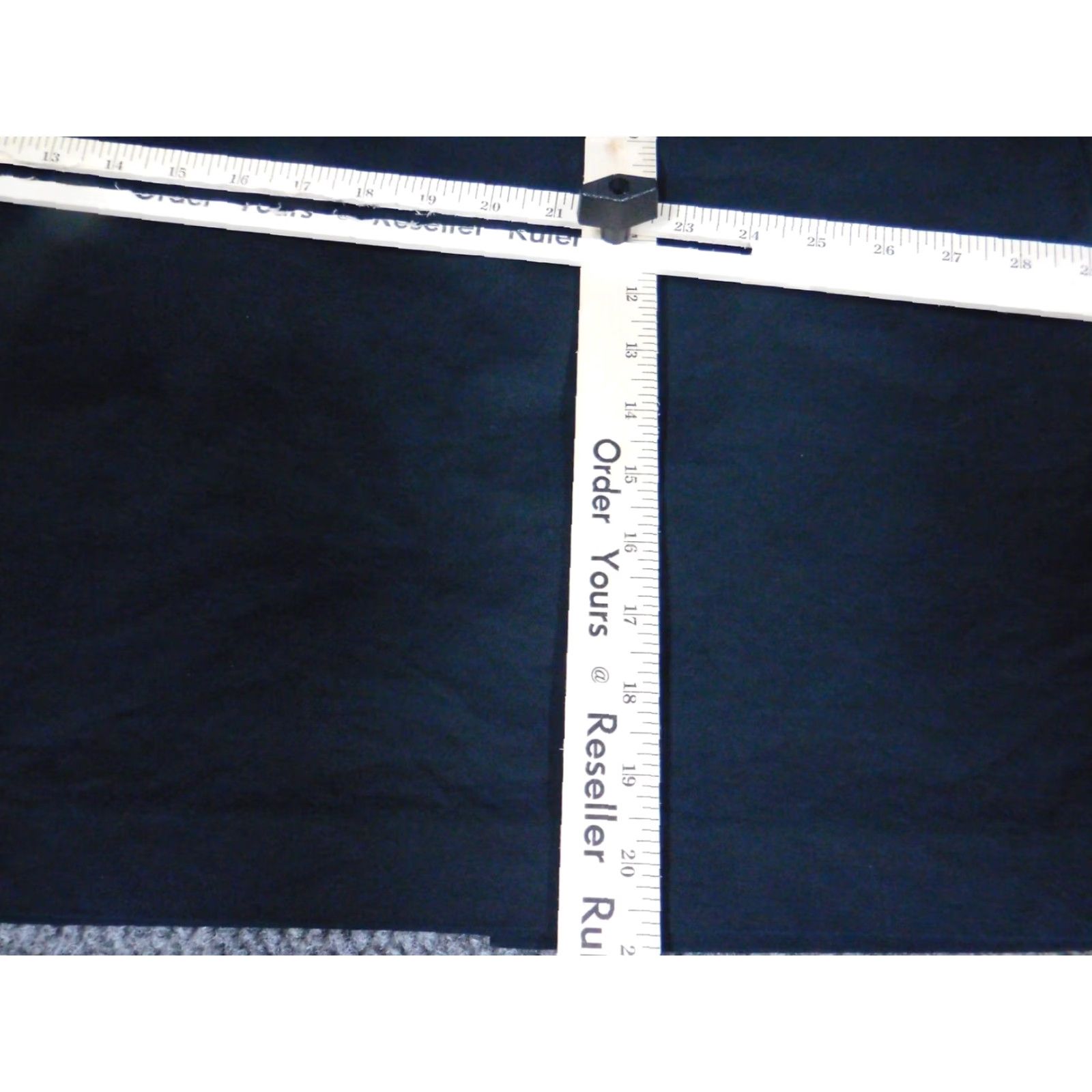 Coldwater Creek Coldwater Creek Skirt Petites 12P Womens Black A-Line Knee Length Stretch Cotton Zipper Size 34" / US 12 / IT 48 - 7 Thumbnail
