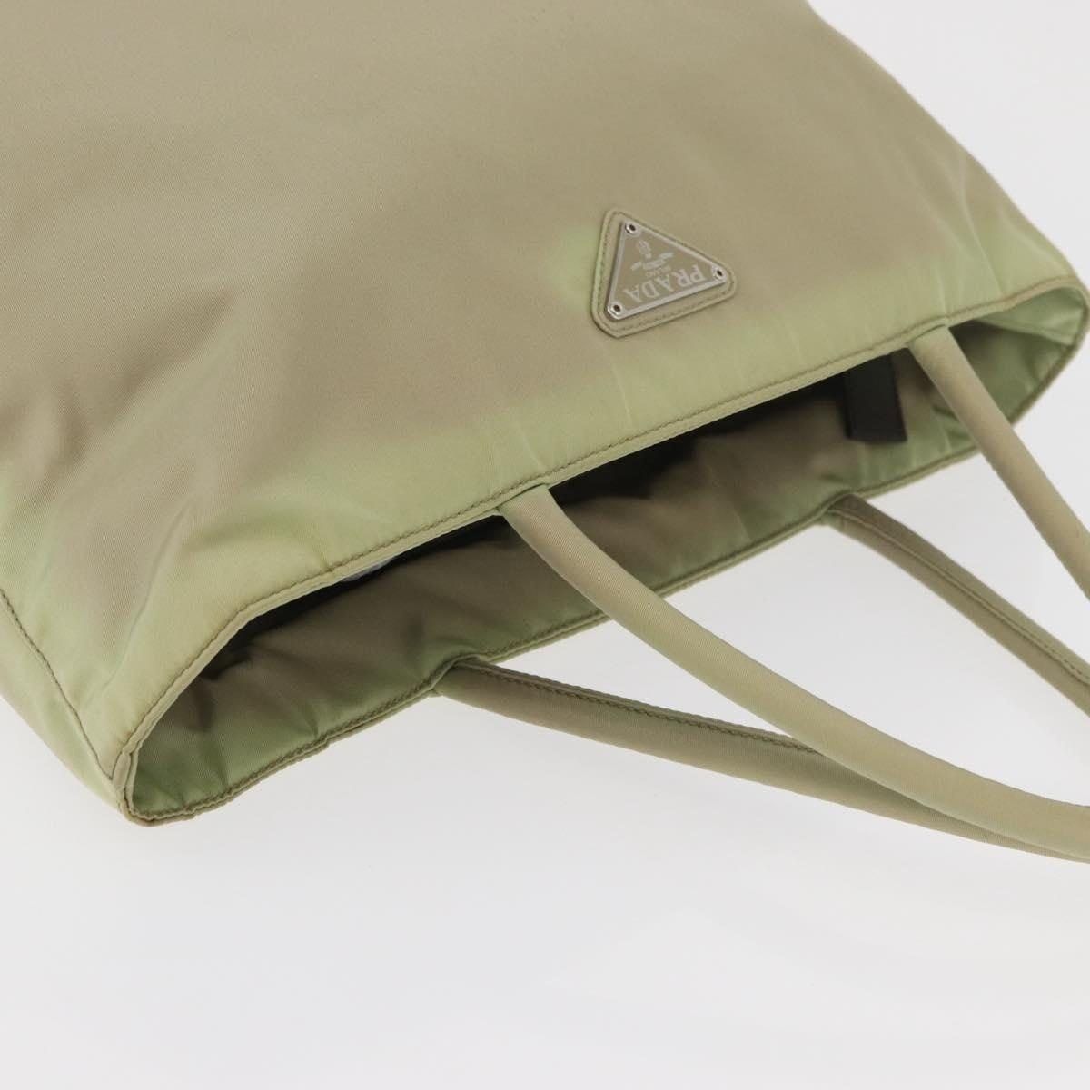 Prada Prada Nylon Handbag Green Size ONE SIZE - 4 Thumbnail
